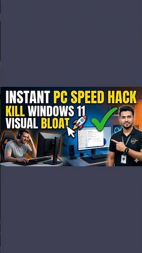 Instant PC Speed Hack: Kill Windows 11 Visual Bloat! 🚀