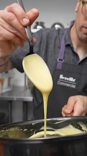 Perfectly smooth Hollandaise starts with precision. Made on the Control °Freak. 📹 @chefsroll | Breville Commercial