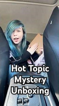 Mystery Hot Topic Unboxing!! #unboxing #unboxingvideo #emo #holidayseason #blackfriday #holiday