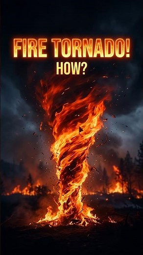Don't Get Caught In A Fire Whirl ⚠️ #fire #survival #science