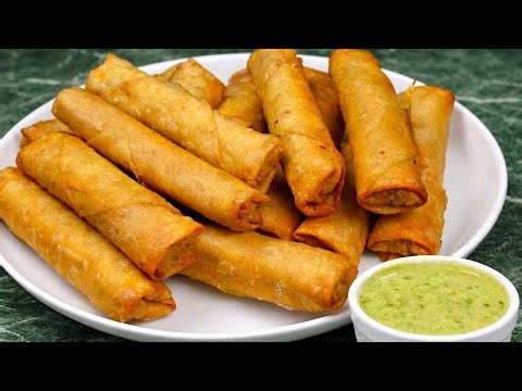 Chicken Spring Rolls | Ramadan Special Recipes | Crispy Spring Roll For Iftar