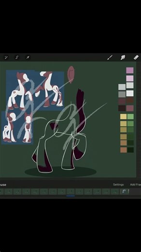 Mlp Trot Animation Progress (other side of oc )