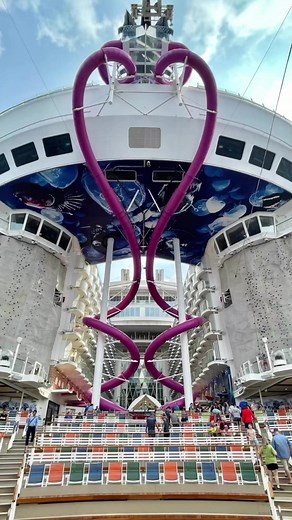 45K views · 400 reactions | Take the PLUNGE! The ultimate ABYSS on Harmony of the Seas Royal Caribbean. The tallest slide at sea, more than 150 feet, take the plunge and have fun from deck 15 to deck 6. I hope you will try it, it’s so much fun and I did it twice! #harmonyoftheseas #royalcaribbean #royalcaribbeaninternational #royalcaribbeancruise #cruiseship #cruisevacation | Pearly Darwin | Facebook