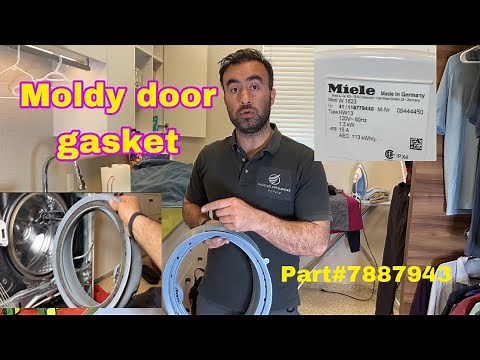 How to replace door gasket on a Miele washer 7887943