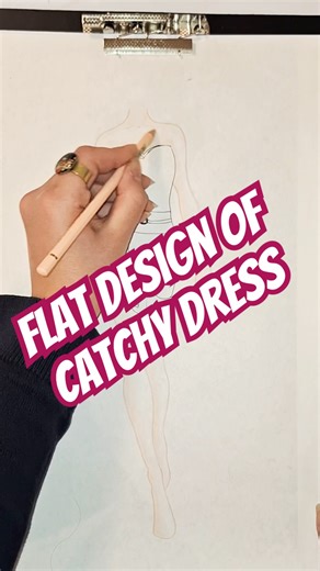 Flat design of catchy dress 💃🏻 #shorts #fashion