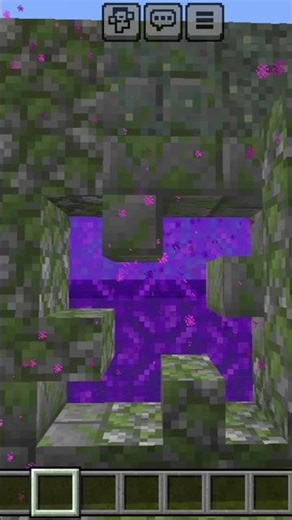 i'm making a creeper nether portal but why it is look like this?