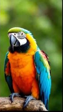 Relaxation with Parrot and Parakeets sounds accompanied by Piano Music