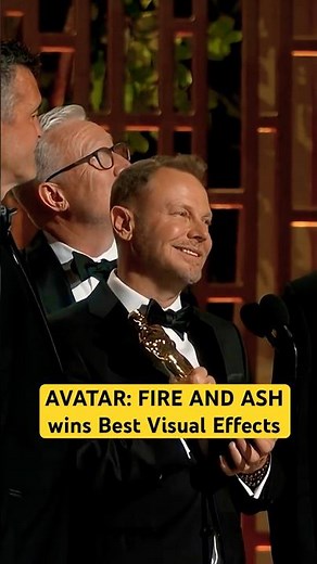 ‘Avatar: Fire and Ash” Wins Best Visual Effects | 98th Oscars Speech (2026)