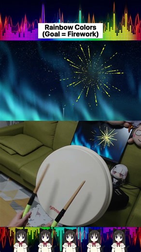 Rainbow Colors🌈 (Firework) (Single) - Bits & Bops with Drums 🥁