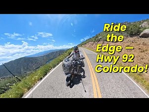 Colorado Motorcycle Ride - Hwy 92 Along Gunnison Canyon to Black Canyon National Park