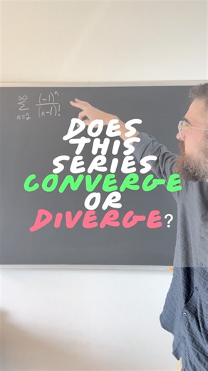 Zachary @ CalcPrep on Instagram: "any other series tests work here? #calculus #mathematics #math #maths #education"