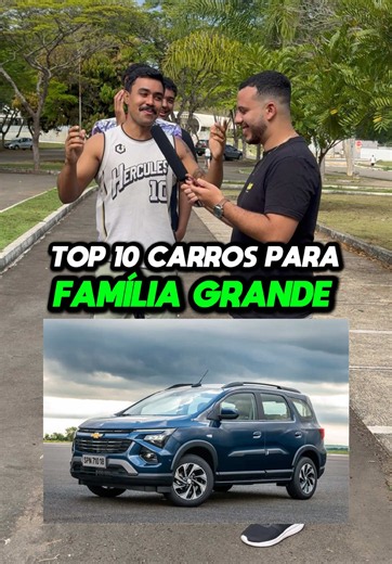 TOP 10 CARROS PARA FAMÍLIA GRANDE 🚗💨 #carro #desafio | carro