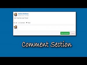 Comment Section And Its Elements Using HTML And CSS || Code The Web ||
