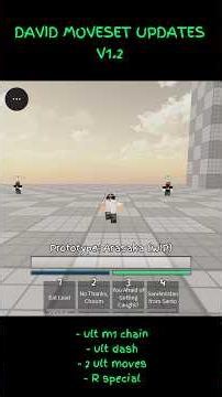 jjs david moveset updates #jjs #skillbuilding #roblox v1.2