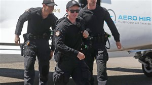 Dramatic moment Cleo's alleged abductor is arrested