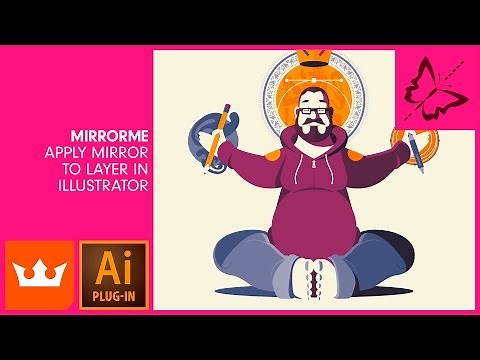 MIRRORME | Apply Mirror to Layer in Illustrator