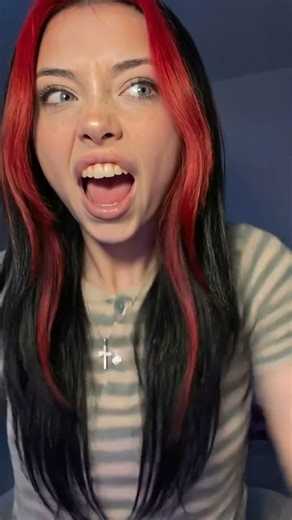 Red and black hair era🖤 #goth #alternative #aesthetic