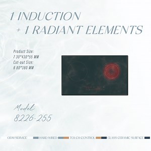 [Hot Item] Smart Electric Double Burner Infrared Induction Cooker 220-240V Built-in