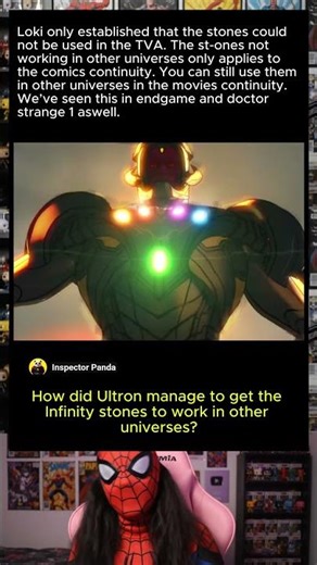 How did Infinity Ultron used Stones ? #shorts #marvel