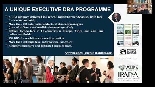 Executive DBA in Australia - Webinar | Business Science Institute