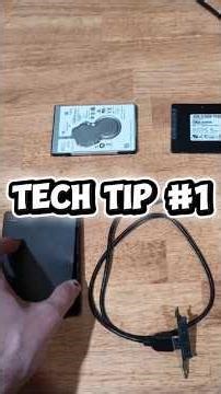 Tech Tip #1: DIY quick USB Drive Reader #diytech #techtips #ssd
