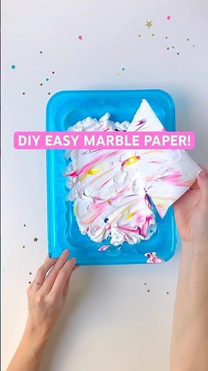 DIY MARBLE PAPER #crafts #diy #craft #papercrafts #papercraft #marble #stationary #diycrafts #paper
