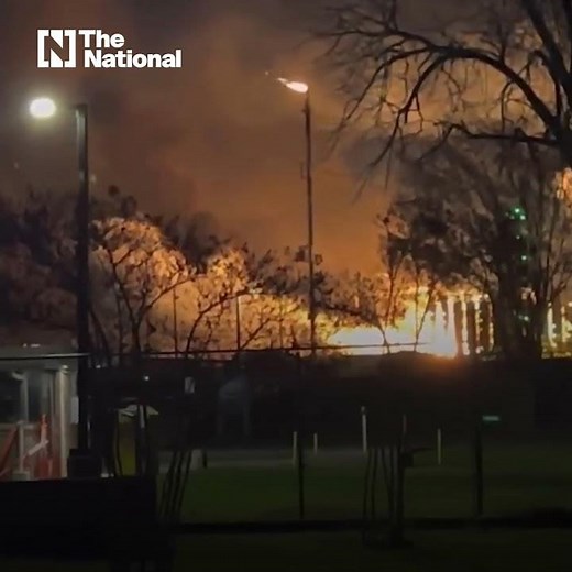 Fire breaks out at ExxonMobil oil refinery in Texas