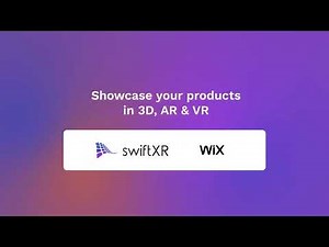 Bring your 3D/AR/VR Content to your WiX Website (SwiftXR x WiX)