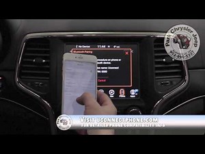 Uconnect 8.4AN: Bluetooth Pair, Hands-free Calling Tutorial