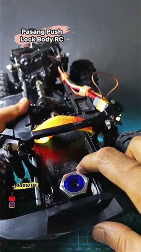 Pasang Quick Release / Push Lovk Body RC | Docu RC Mini 1/12 #mobilrc #quickrelease