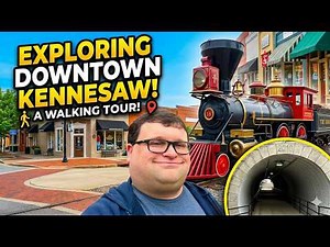 Exploring Historic Downtown Kennesaw, GA: Trains, History & Food Tour!