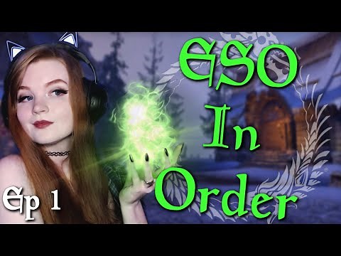 Starting Elder Scrolls Online From The Beginning! | ESO In Order Ep 1