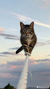 Will the cat fall down?