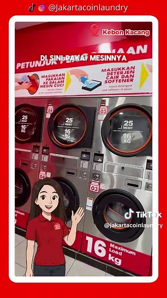 🧺 Kamu Tim Cuci Sendiri atau Nunggu Laundry-an seminggu baru diambil? Kalau pengen cepat, bersih, dan nggak ribet, langsung ke Jakarta Coin Laundry Kebon Kacang aja! Cuci disini cuma 20 ribu untuk 16kg loh. Trus diskon pengering jadi 18rb aja. Nyuci simple hemat tenaga dan waktu. Btw ini tuh mesinnya berkualitas tinggi yaa impor dari Amerika nih (IPSO) jadi aman deh gak bikin pakaian kalian rusak 🤩 Masih mikir dua kali? Yuk langsung cuci sambil santai. Ajak temanmu dan follow IG kita buat info