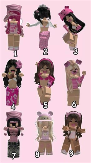 roblox pink girls avatar🎀🎀