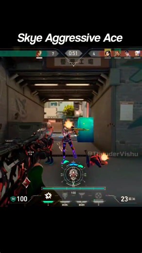Must watch skye clean (1v5) ace #valorant #valorantclips #valoranthighlights