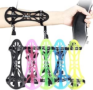 Amazon.com : SPG Archery Arm Guard Protector - Adjustable Professional Bow Arm Guards Forearm Protector Armguard for Adults Youth Men Women Competition Shooting Hunting Practice (Black) : Sports & Outdoors