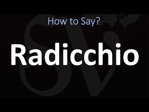 How to Pronounce Radicchio? (CORRECTLY)