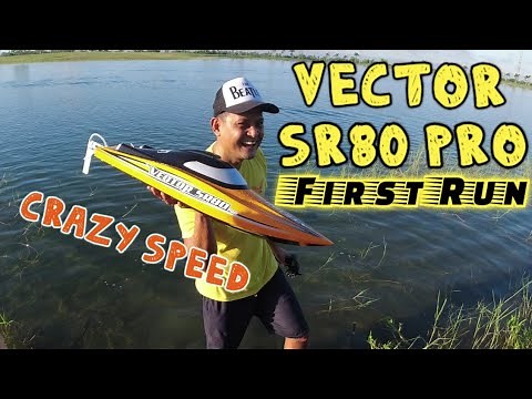 Vector SR80 PRO FIRST RUN...ON THE WATER [OF COURSE 😀] KILLER SPEED!!!