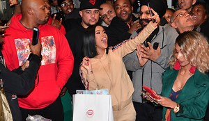 Cardi B Donates Winter Coats To Fans In New York
