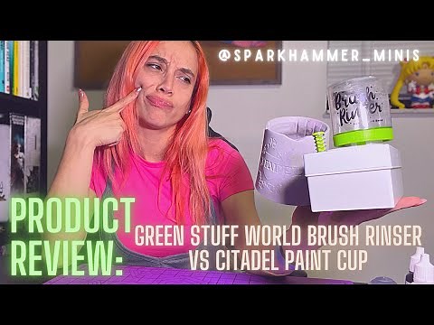 Product Review: Green Stuff World Brush Rinser VS Citadel Water Cup