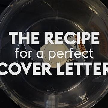 The Recipe for a Perfect Cover Letter