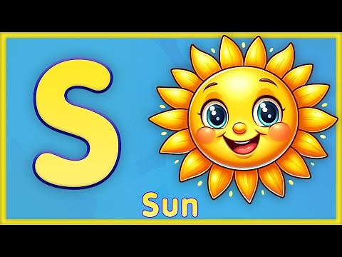 Letter S | Sun, Star, Socks & Spider - Learn the Letter S