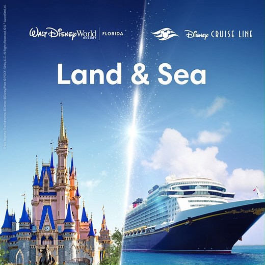 15K views · 423 reactions | Where Disney magic meets the sea!  Explore the wonders of both and extend the magic at Walt Disney World Resort and Disney Cruise Line for the ultimate holiday. ✨ Book by 27th July to receive a 10% discount on your Cruise & Stay holiday when you discover land and sea: https://bit.ly/3P49gk9 | Disney Cruise Line | Facebook