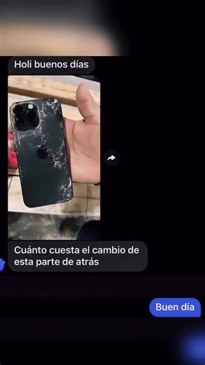 Un cliente nos contactó por Facebook, consultó el precio y confió en nuestro trabajo. #ReparaciónDeCelulares #iPhone14ProMax #BackGlassRepair #PhoneRepair #TrabajoHonesto