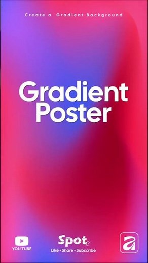 How to make a gradient background in affinity#graphicdesigntutorial #affinitybycanval