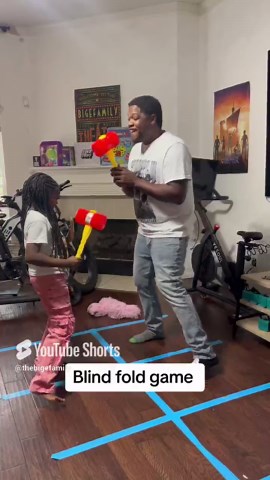 Blindfold game turns into chaos!