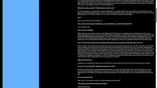 Van的访谈全部对话