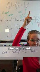 The Minus Sign in Thermodynamics 1st Law Explained #thermodynamics