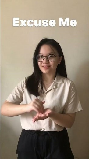 Sign Me Up Awareness Campaign teaching you how to say “Excuse me” in sign language! #signlanguage